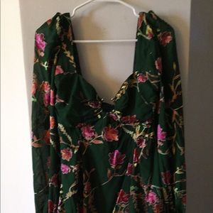 Lovers + Friends Cocktail Dress in Green